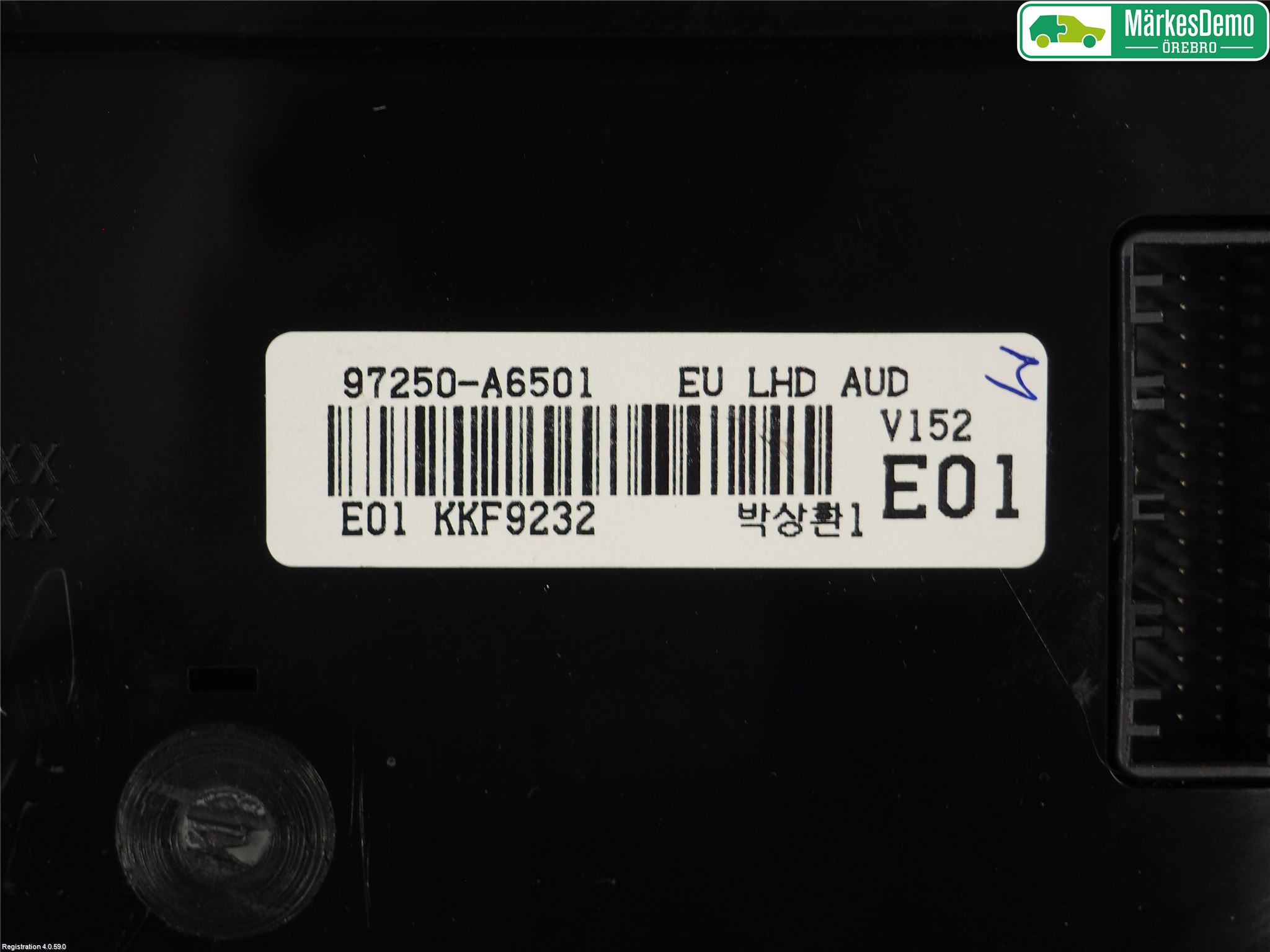 Hyundai i30 GD 13-17 Varme Ac Betjening-Display