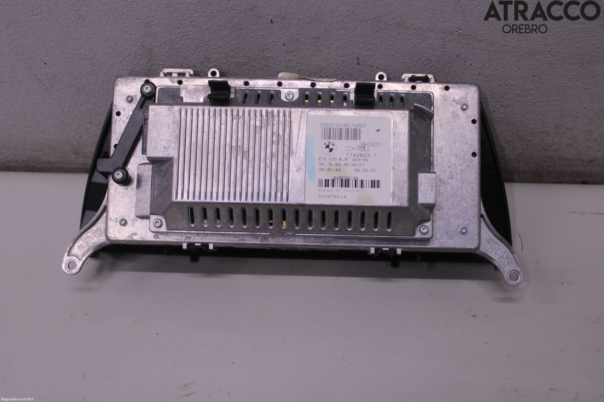 BMW X5 E70 07-13 Instr Skjerm Dvd-Gps-Ac-Tlf