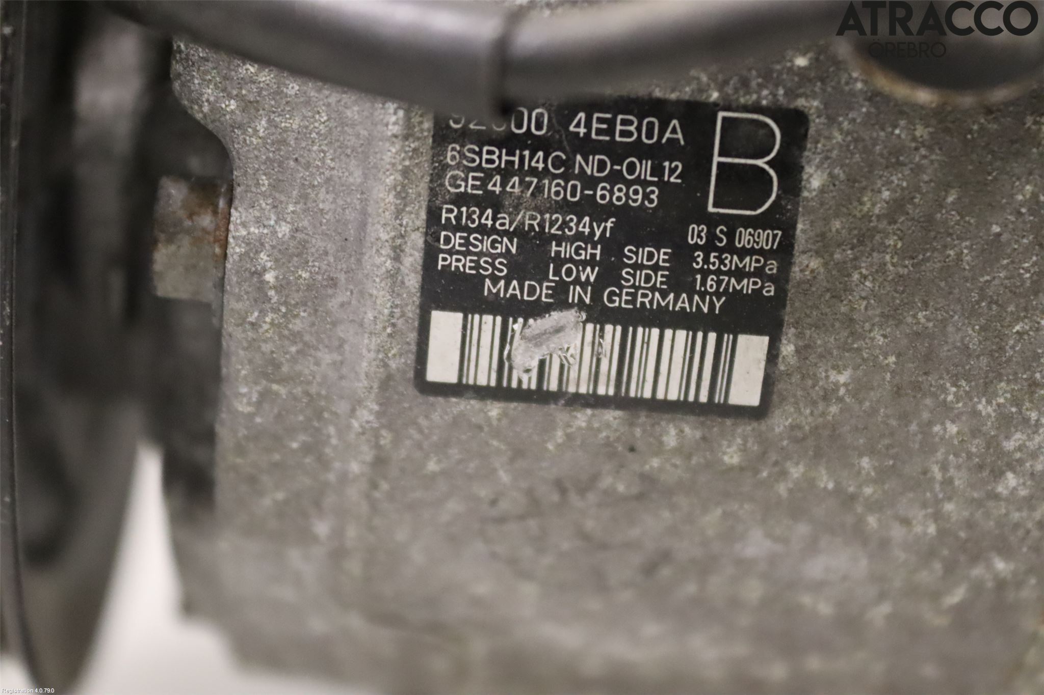 Nissan QASHQAI 14-17 Varme Ac Kompressor