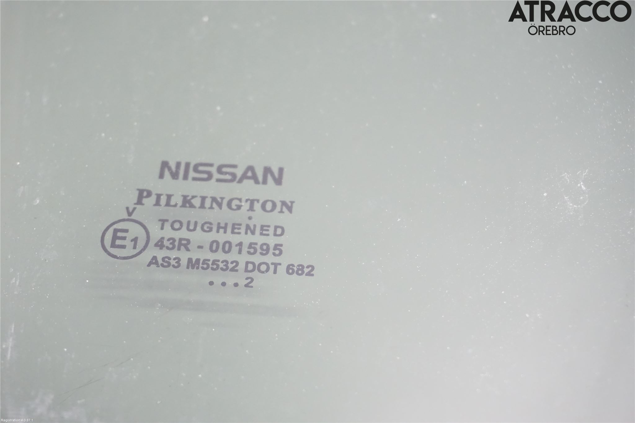Nissan LEAF 18- Dørrute Bak Høyre 4Dørs