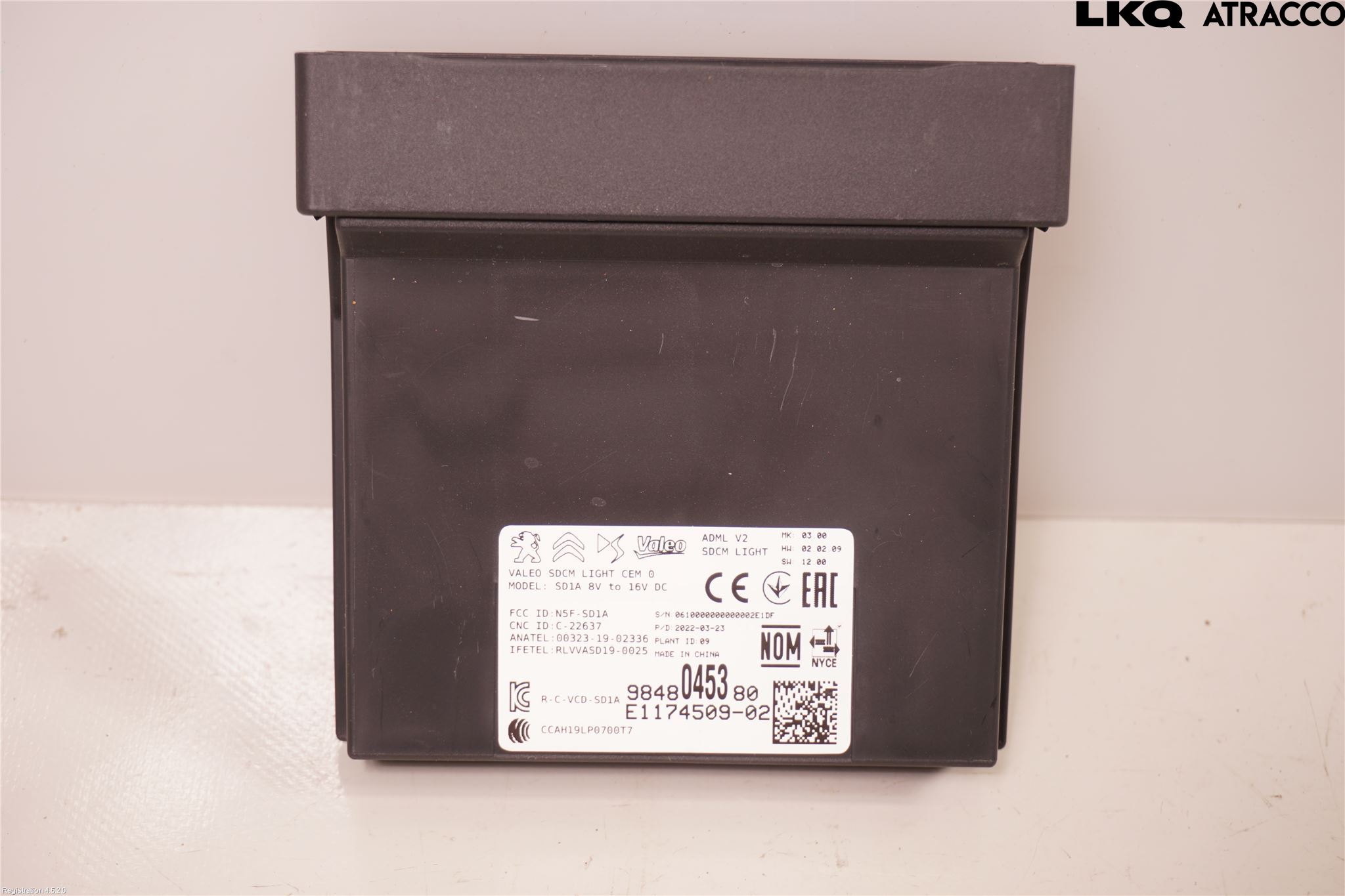Peugeot 2008/E-2008 20- Styrenhet Nyckellös System
