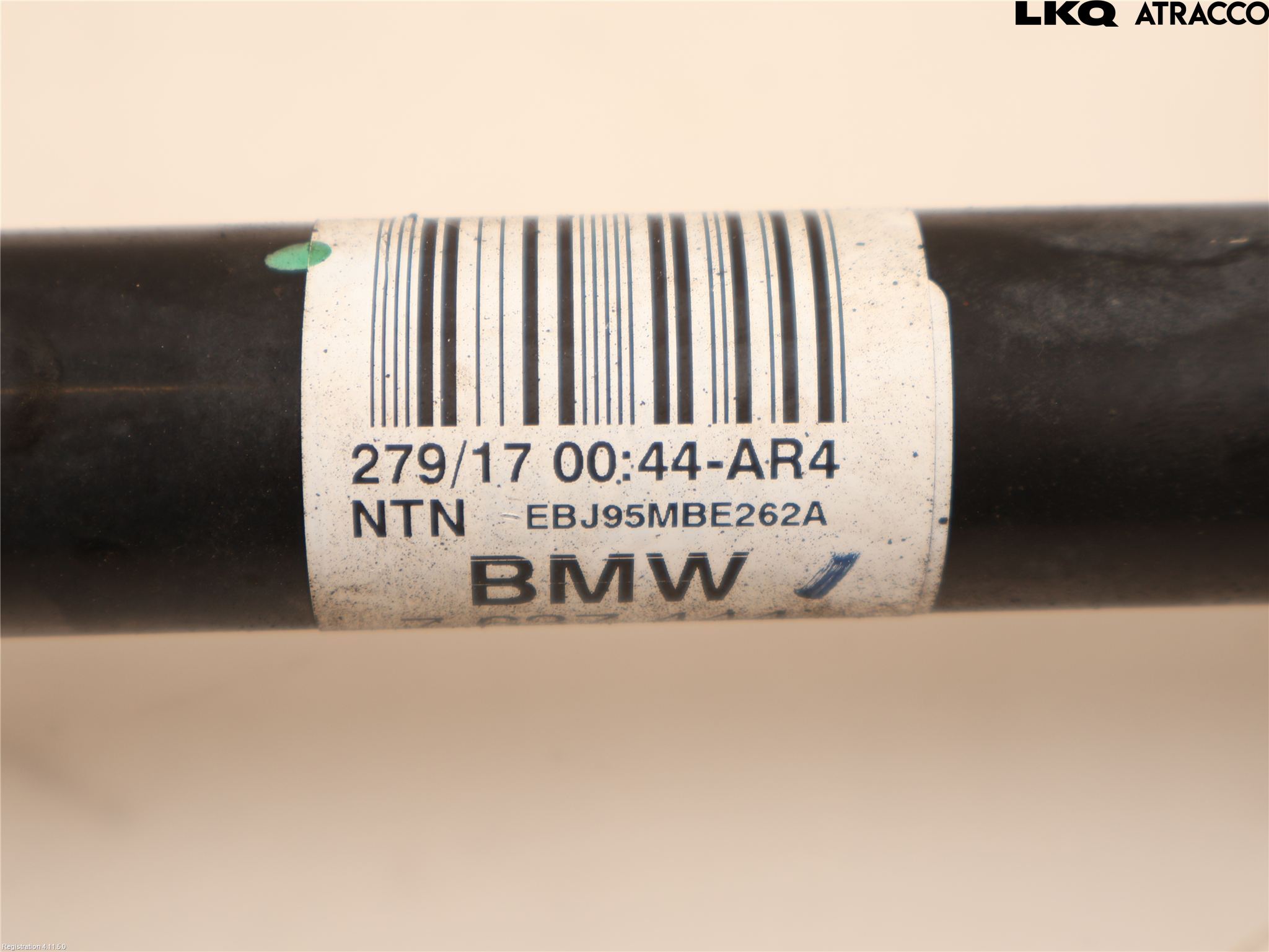 BMW 3 F30/F31/F80 12-19 Drivaksel Bak Kompl Høyre