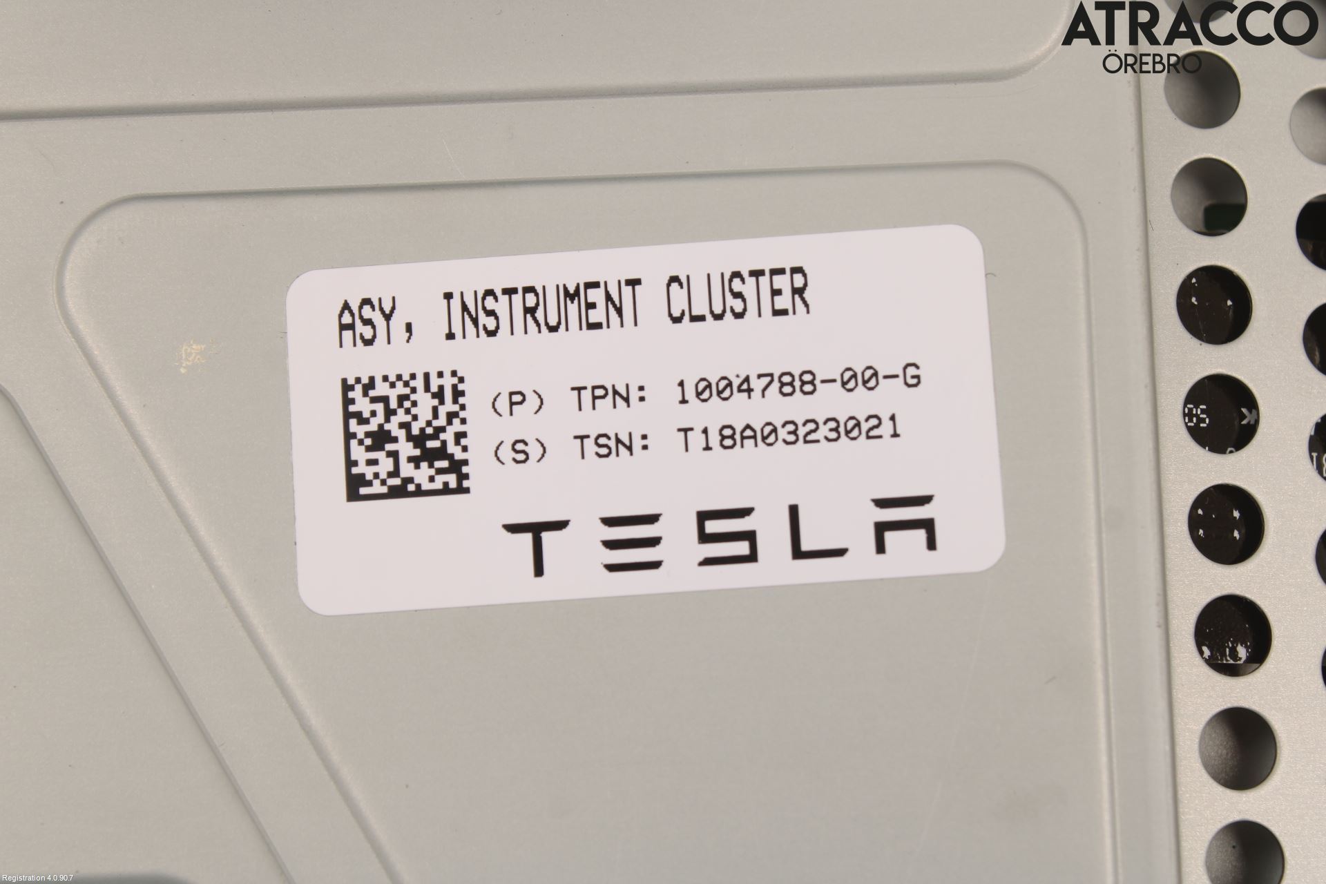 Tesla MODEL X 16- Instr Kombinert