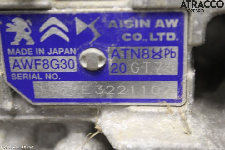 Peugeot 3008 17-24 Gearkasse Automat