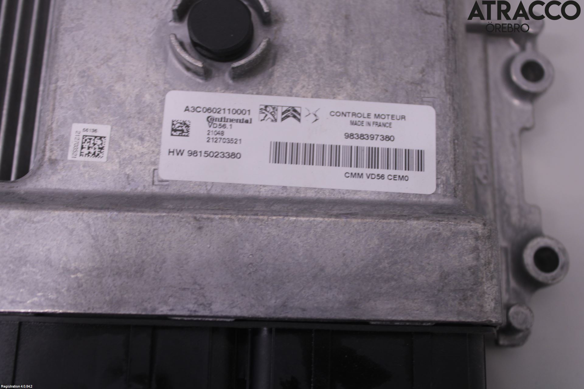 Peugeot 308 14-21 Styreenhet Innsprøytning