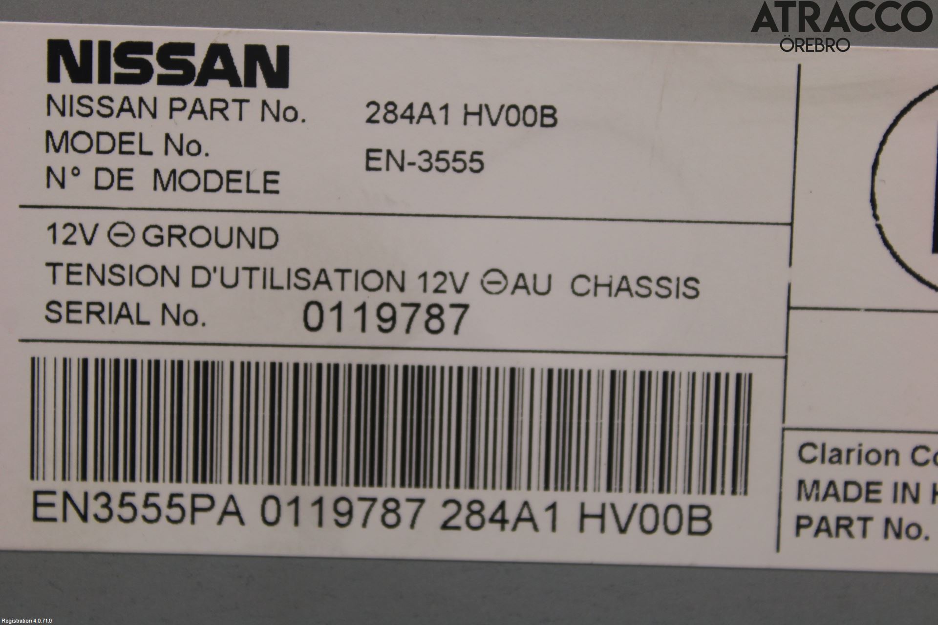 Nissan QASHQAI 17-21 Styreenhet Parkering