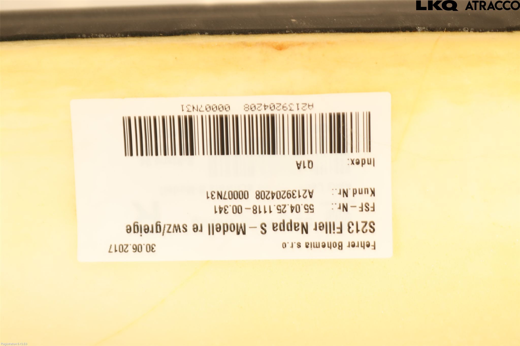 Mercedes-Benz MB E-KLASS (W213) 16-23 Innr Sete Baksete Kompl