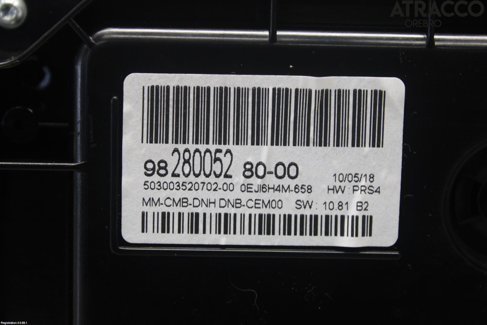 Peugeot 3008 17-24 Instr Kombinert