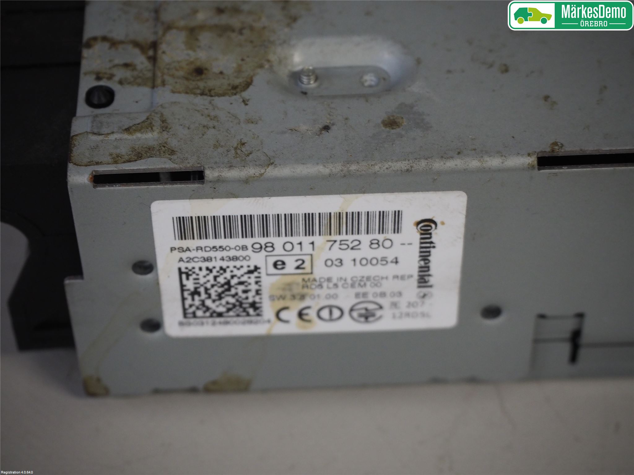 Peugeot 508 11-18 Stereo Radio