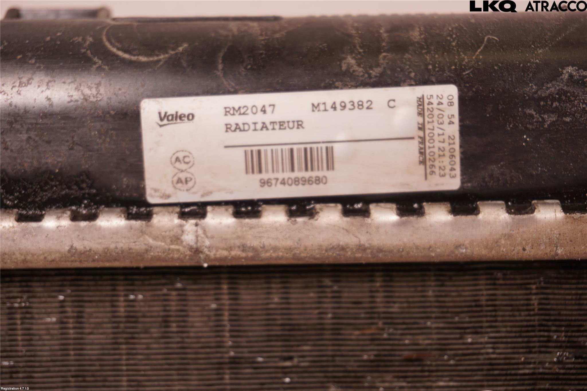 Citroen BERLINGO 08-18 Radiator Manuell