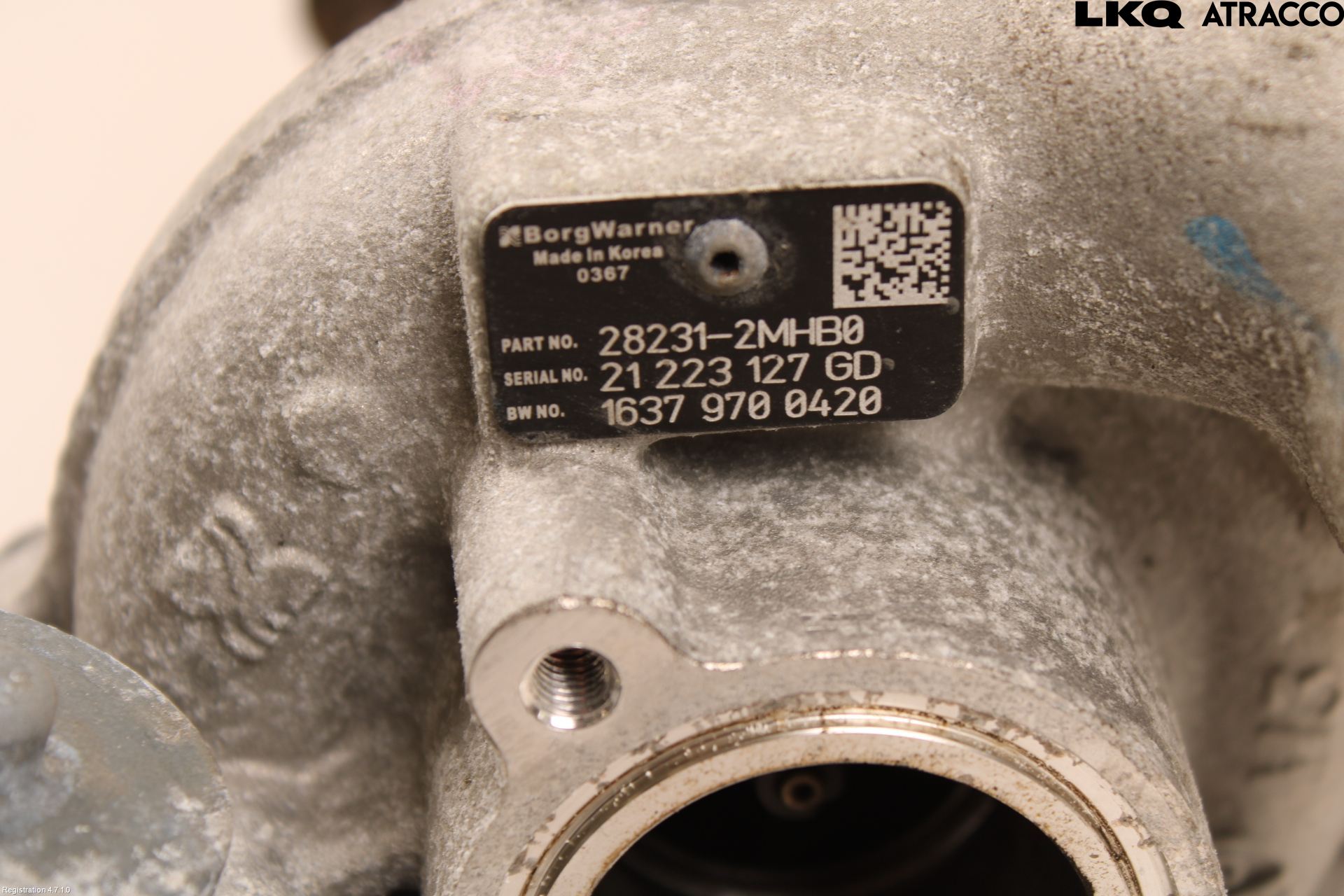 Kia SORENTO 21- Turboaggregat