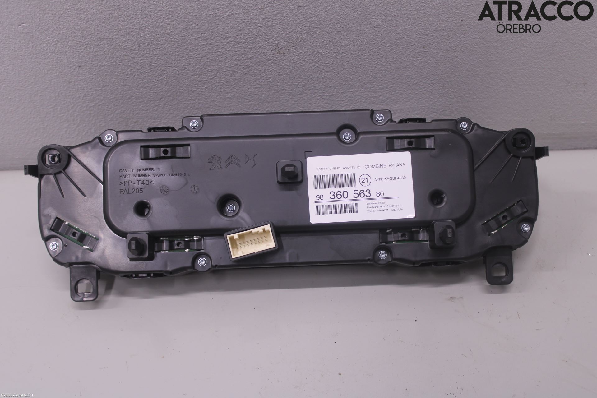 Peugeot 208/E-208 20- Instr Kombinert