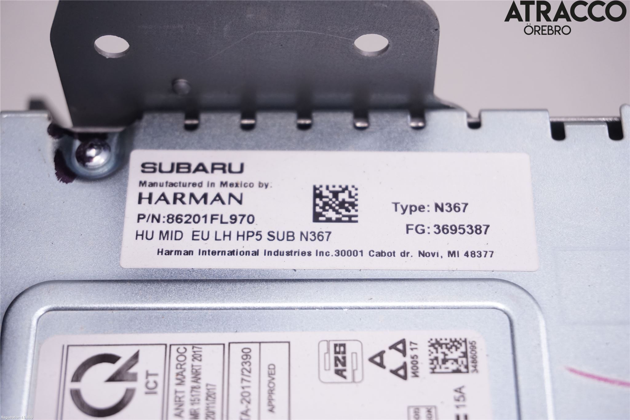Subaru IMPREZA V 18- Stereo Radio Med Cd