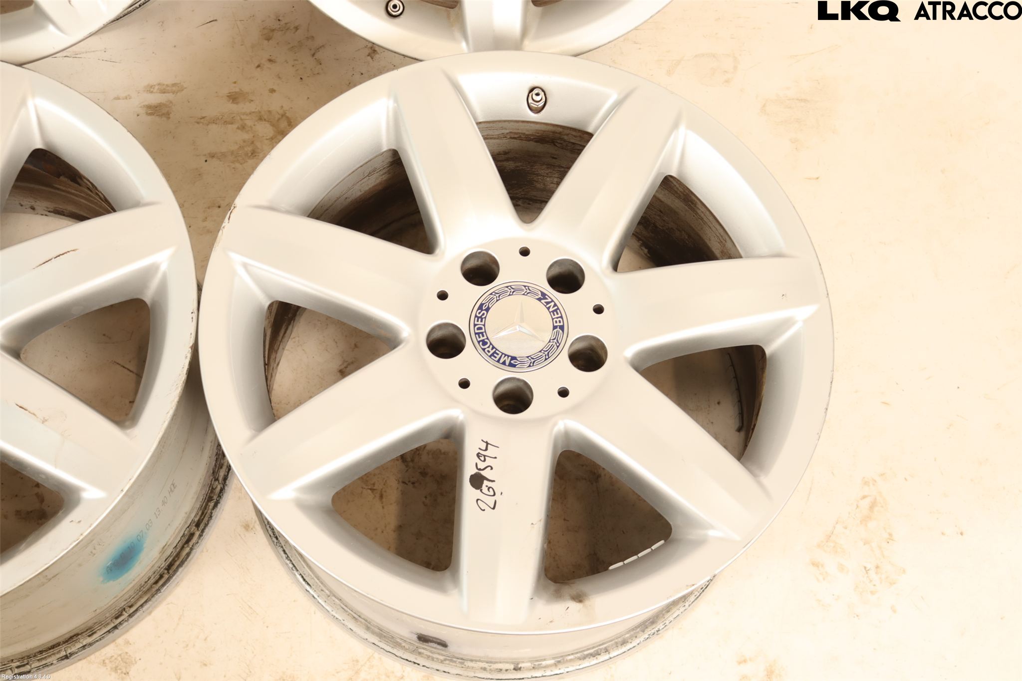 Mercedes-Benz MB SL-KLASS (R230) 00-11 Felg Aluminium Sett 4Stk