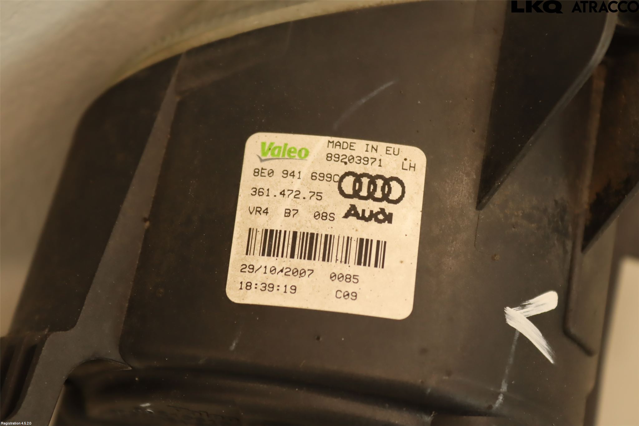 Audi A4/S4 05-07 Frontlykt-Kurve-Tåkelys