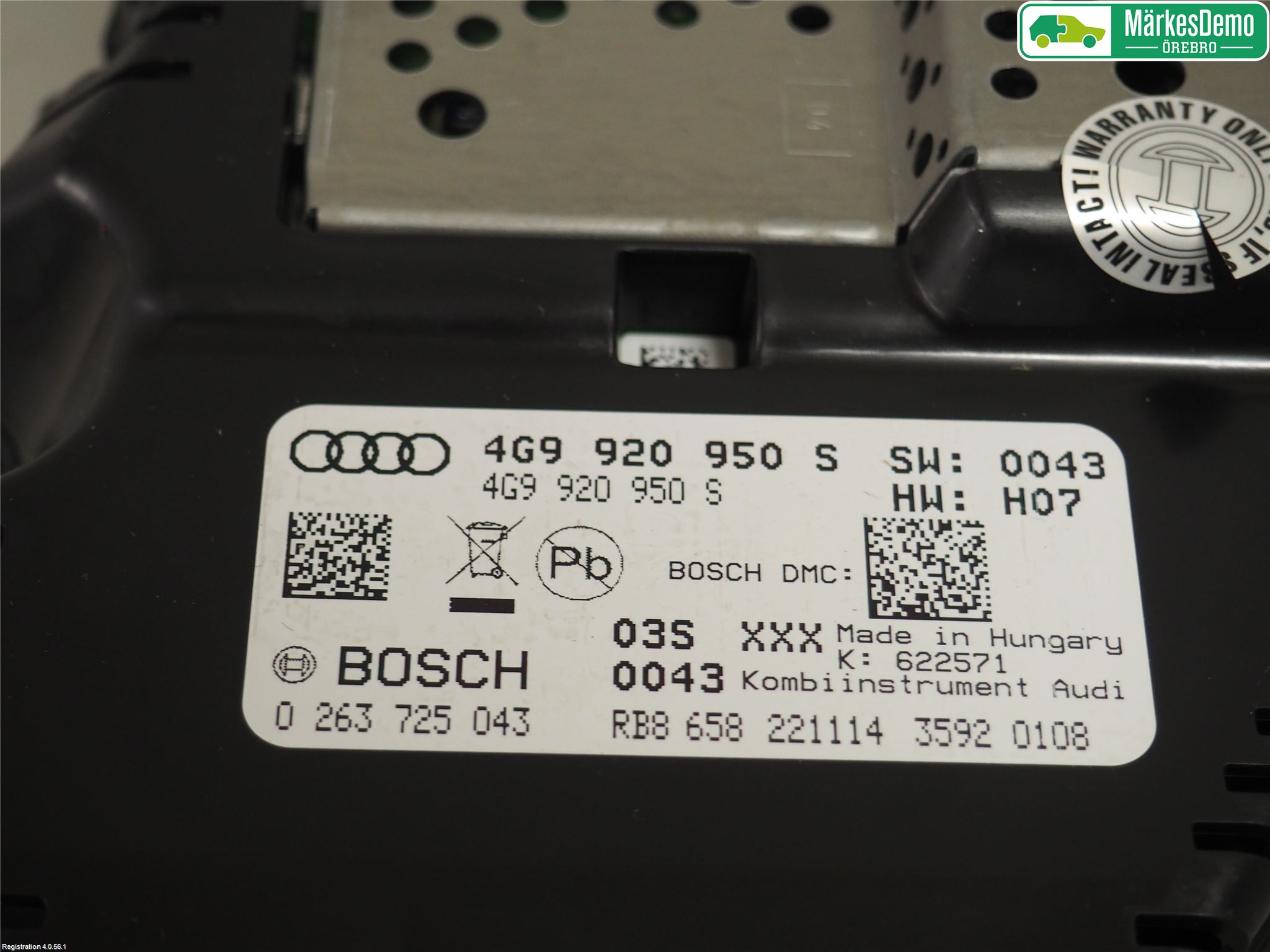 Audi A6 ALLROAD 12-18 Instr Kombinert