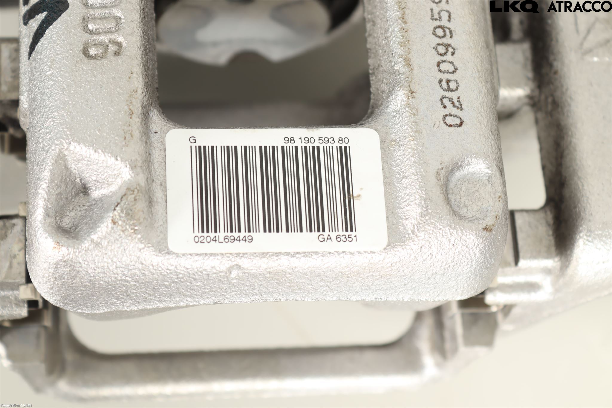 Peugeot PARTNER/E-PARTNER 19- Bremsecaliper Bak Venstre