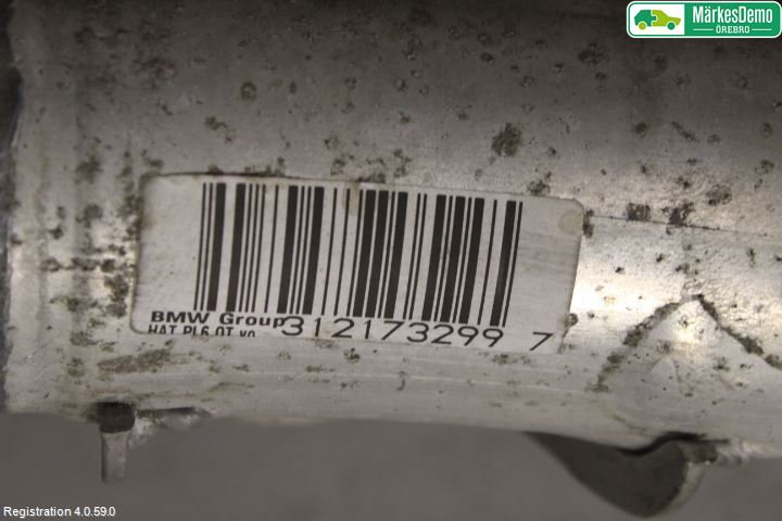 BMW 5 F10/F11/F18 09-17 Bakaksel Feste Travers-Ramme