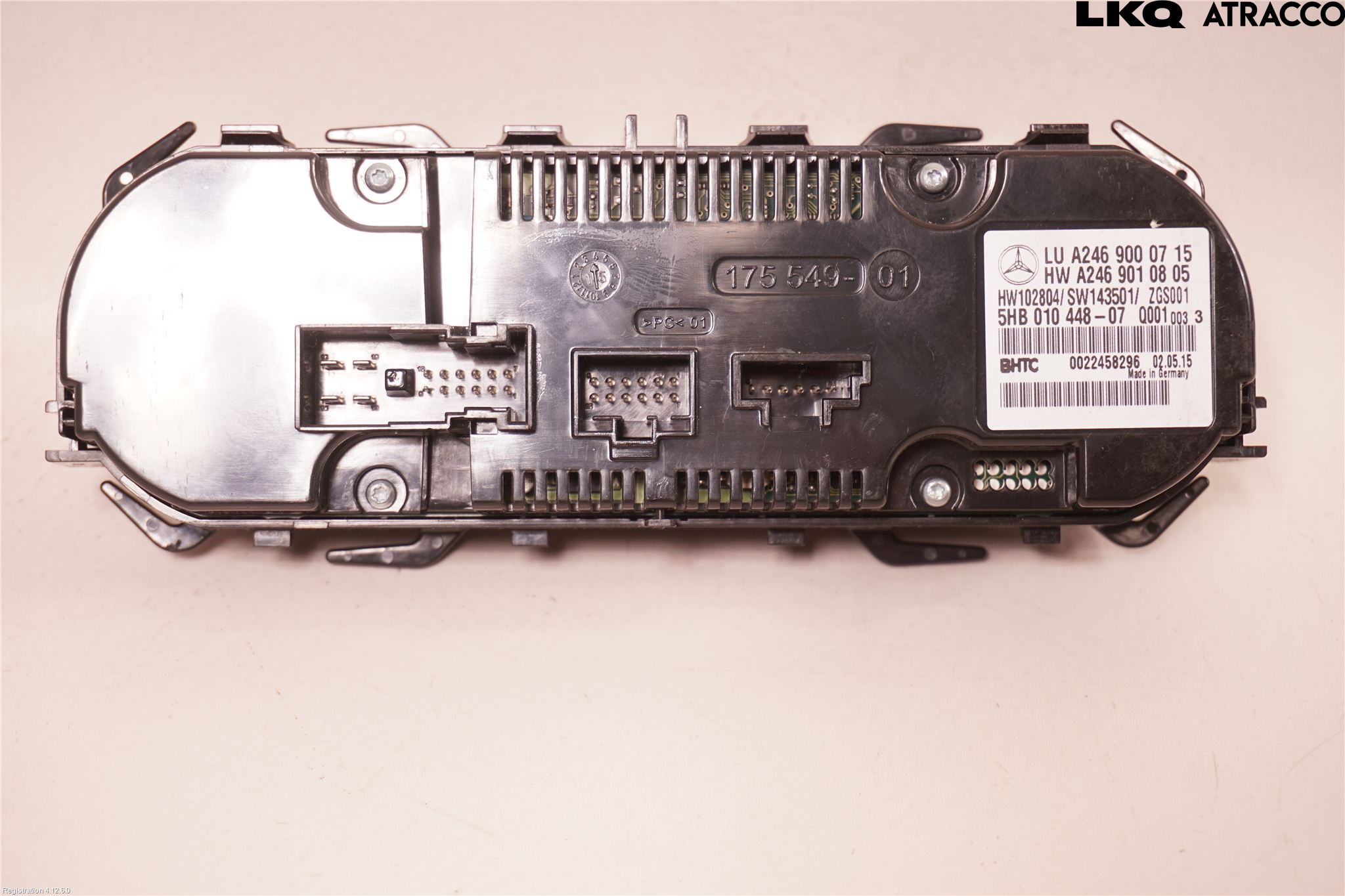 Mercedes-Benz MB CLA-KLASS (C117/X117) 13-19 Varme Ac Betjening-Display