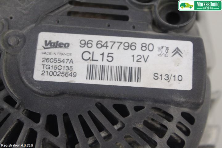 Citroen C3 10-17 Dynamo