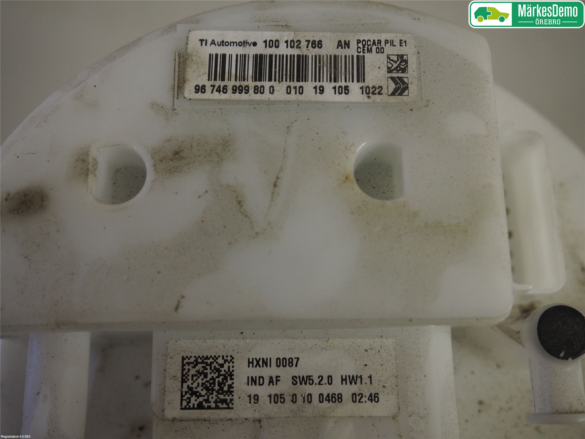 Peugeot 308 14-21 Drivstoffpumpe Fødepumpe El