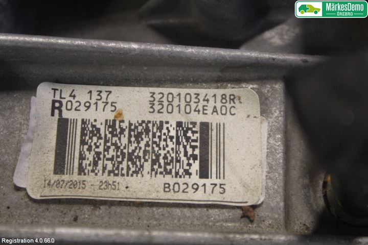 Nissan QASHQAI 14-17 Gearkasse 6 Trinn