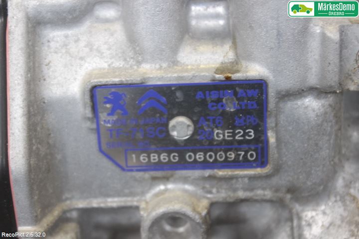Citroen C4 II 11-18 Gearkasse Automat