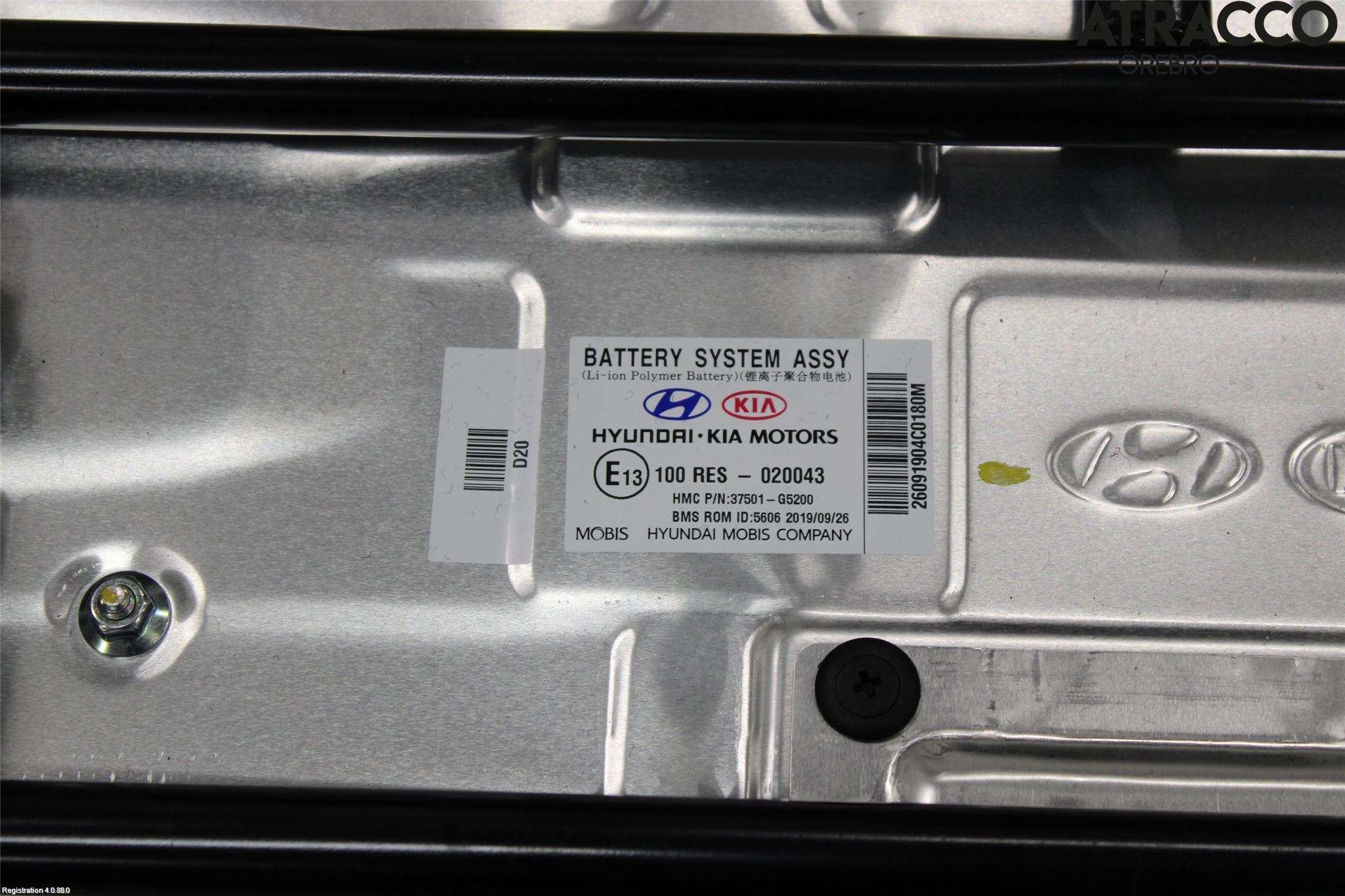 Kia NIRO (DE) 17-22 Hybrid Batteri