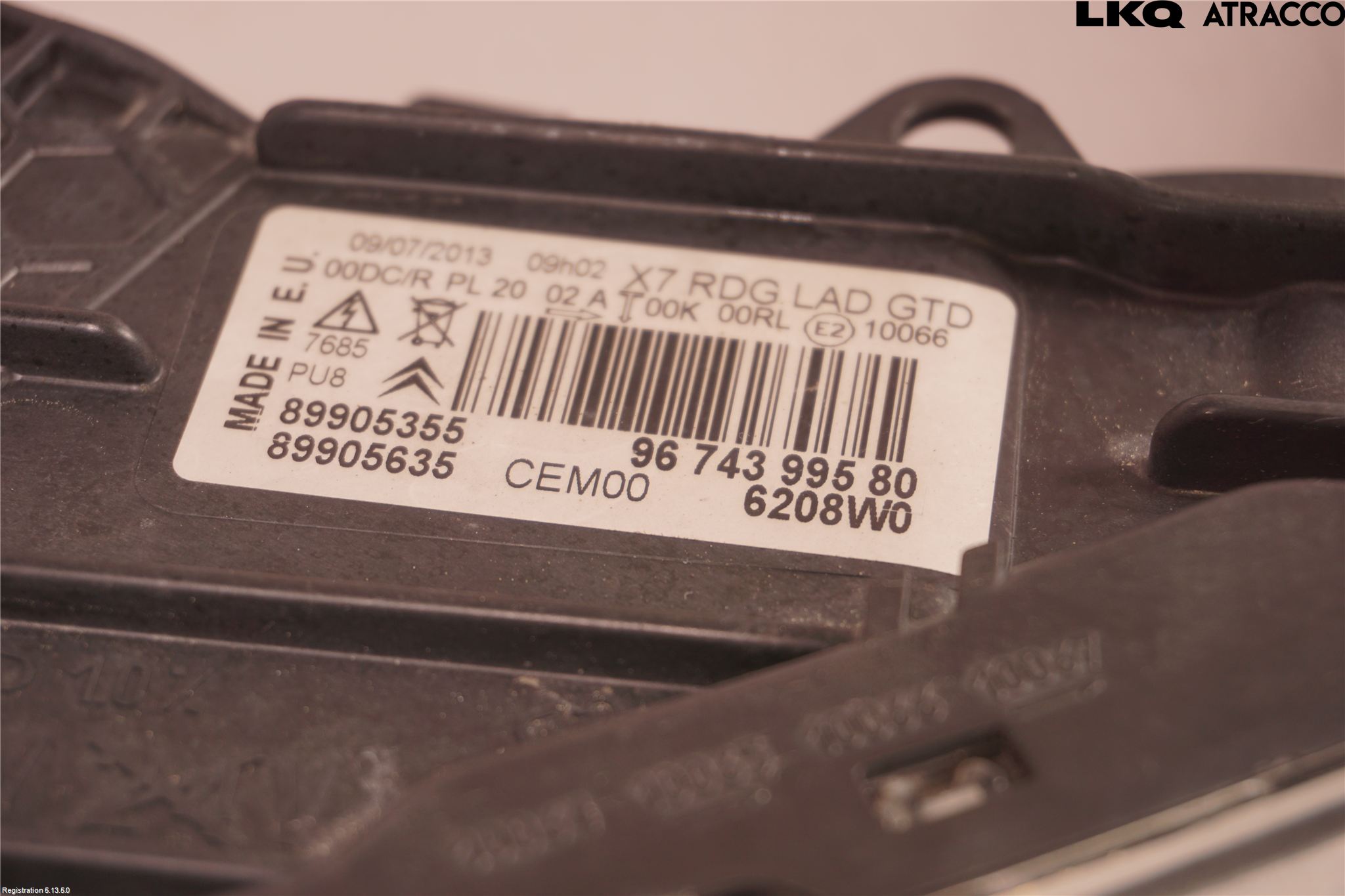 Citroen C5 08-17 Frontlykt Venstre