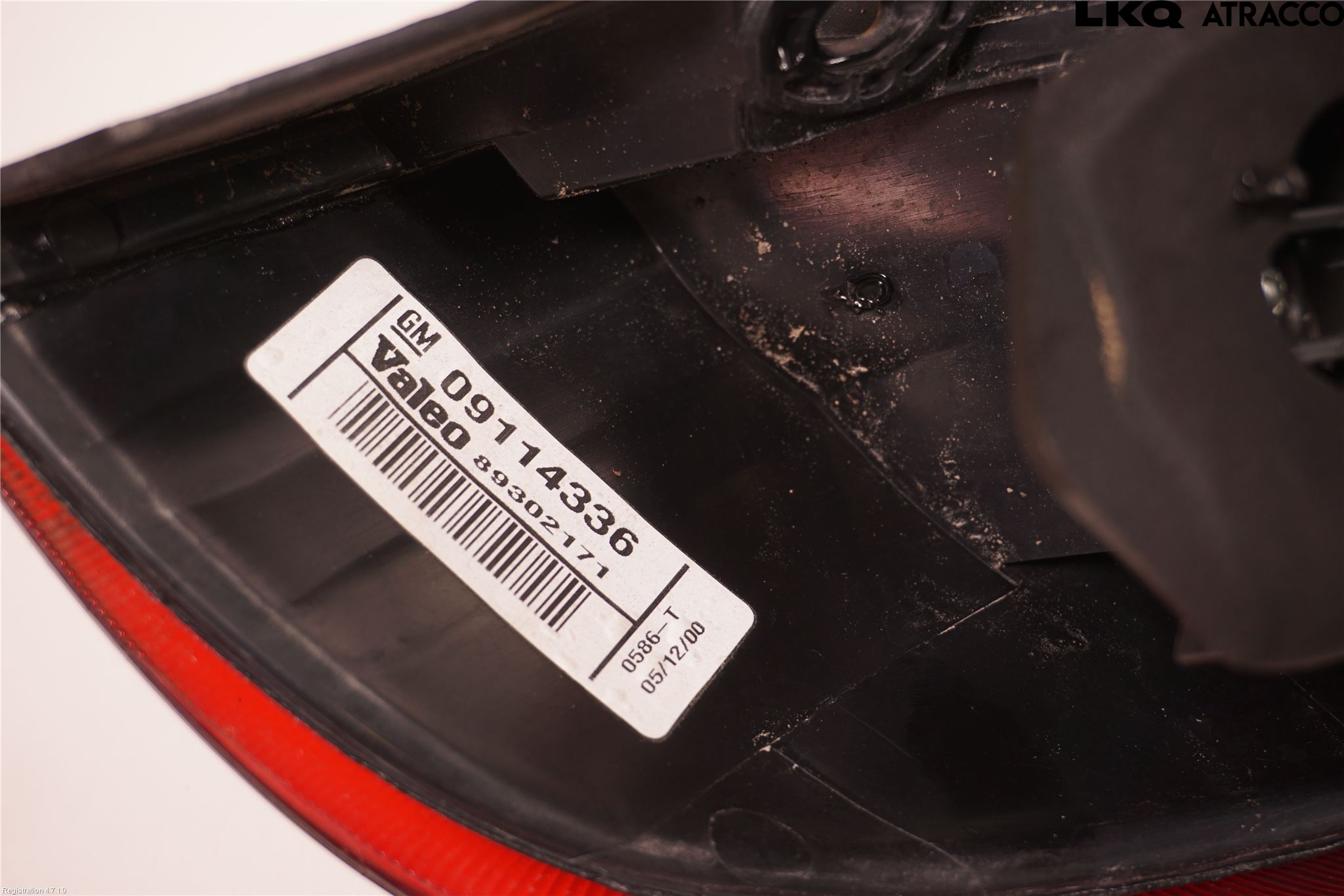 Opel CORSA C    00-06 Baklykt Venstre