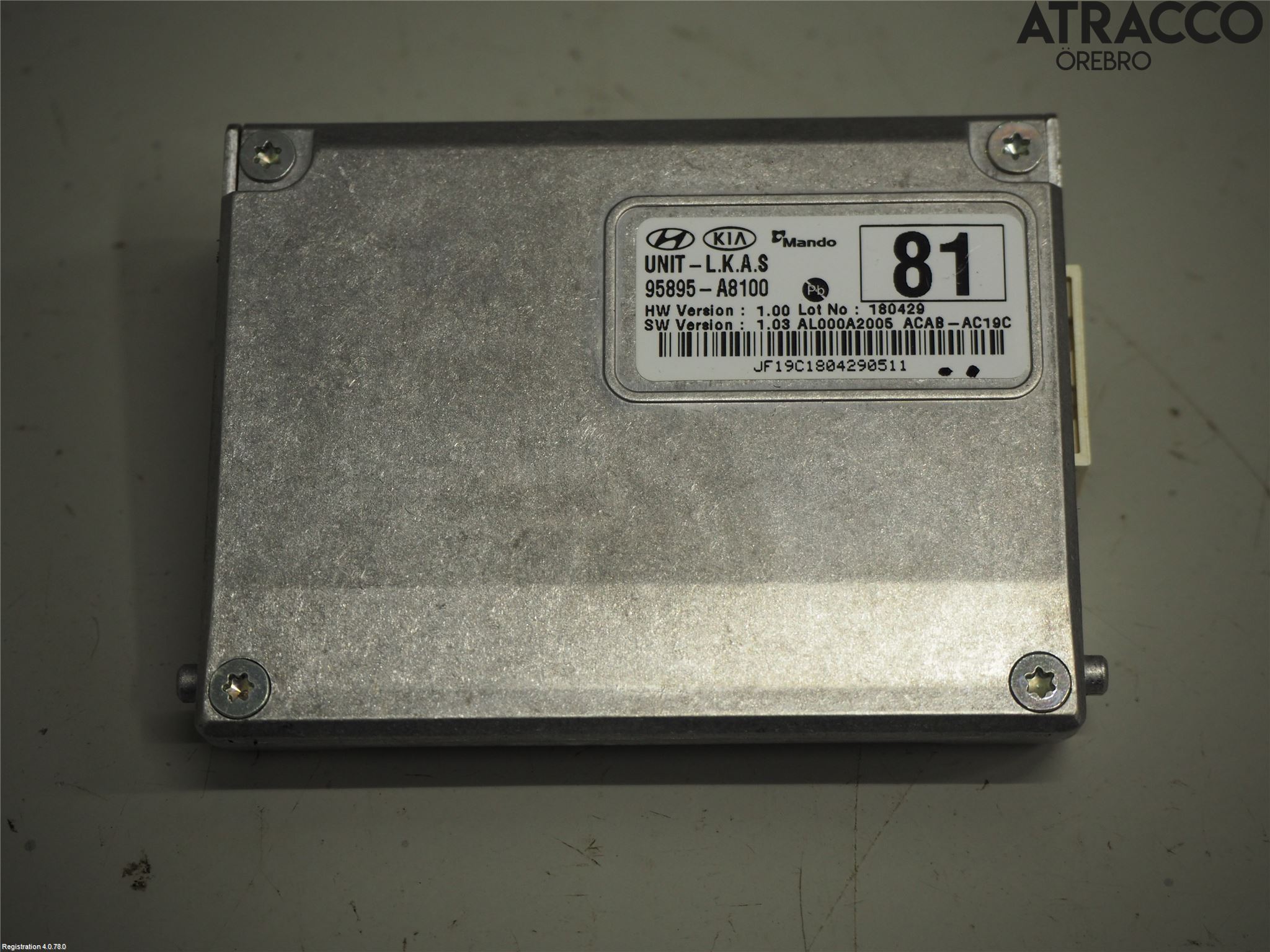 Kia OPTIMA 16-20 Sensor Kollisjonsbeskyttelse