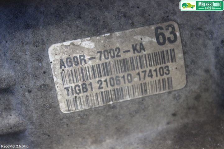 Ford MONDEO 07-15 Gearkasse 6 Trinn