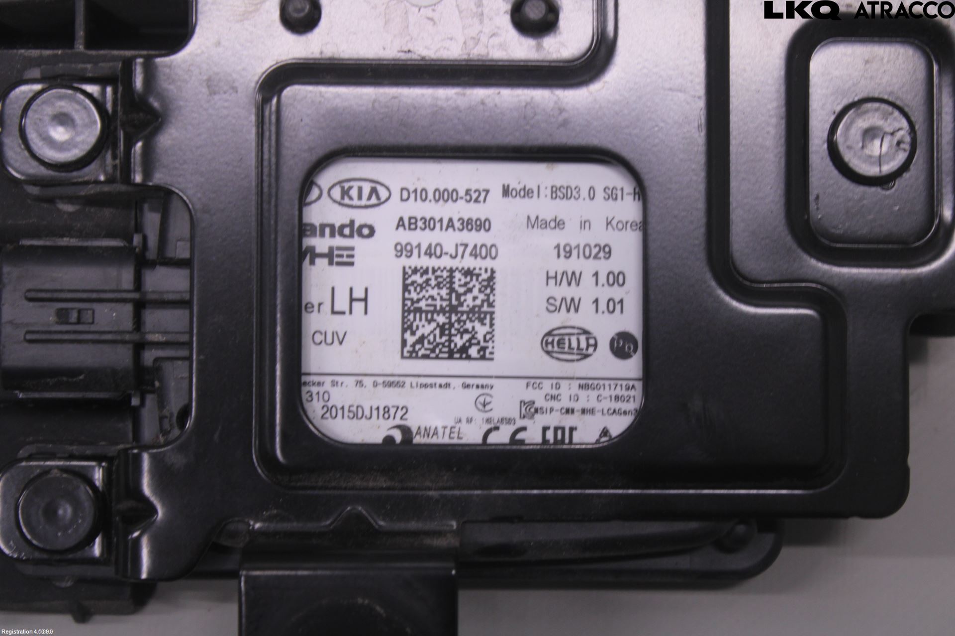 Kia XCEED 19- Sensor Kollisjonsbeskyttelse