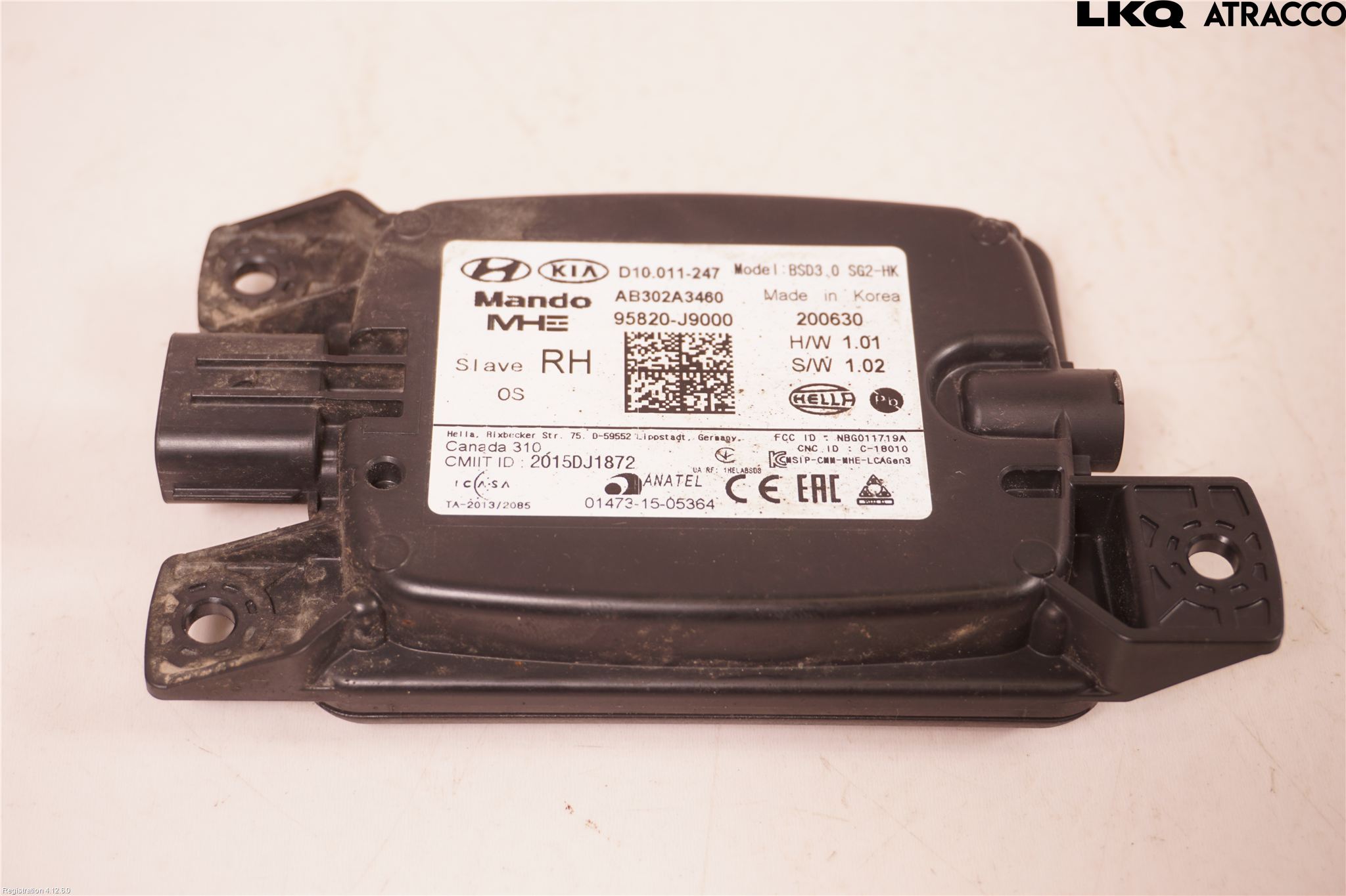 Hyundai KONA/ELECTRIC OS 18-23 Sensor Kollisjonsbeskyttelse