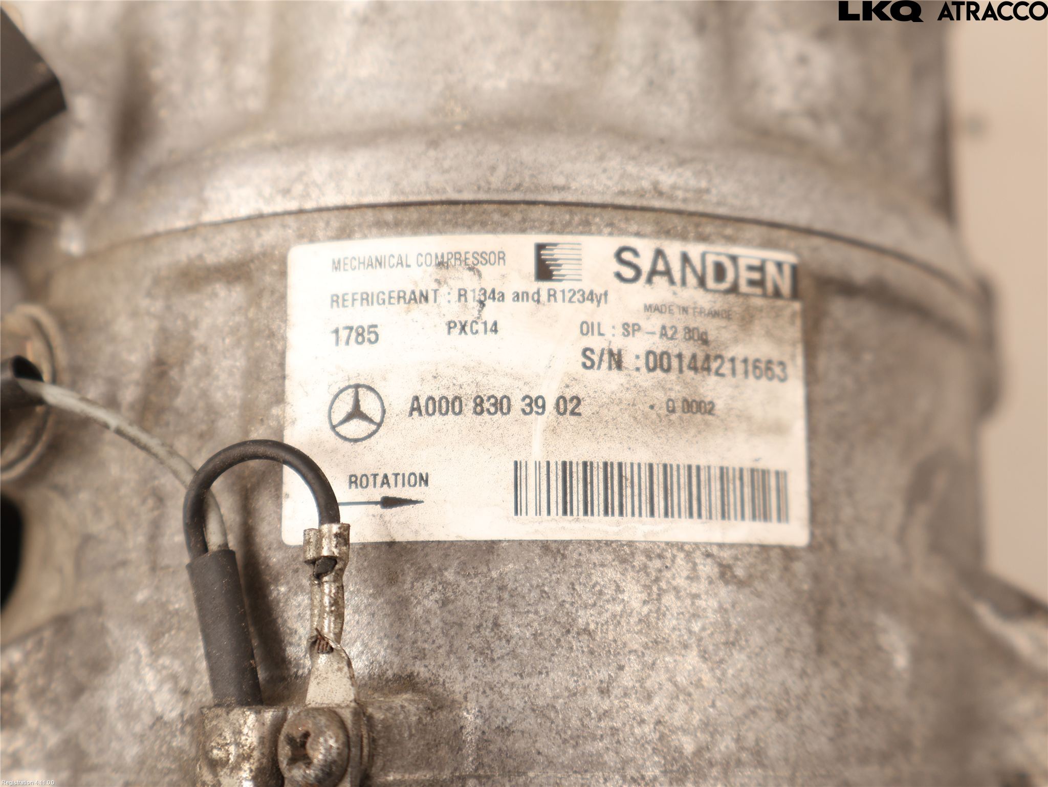 Mercedes-Benz MB C-KLASS (W205) 14-21 Varme Ac Kompressor
