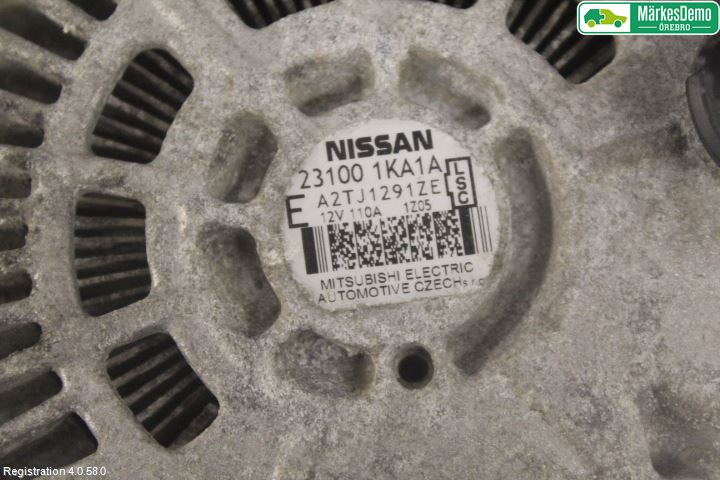 Nissan JUKE 10-14 Dynamo