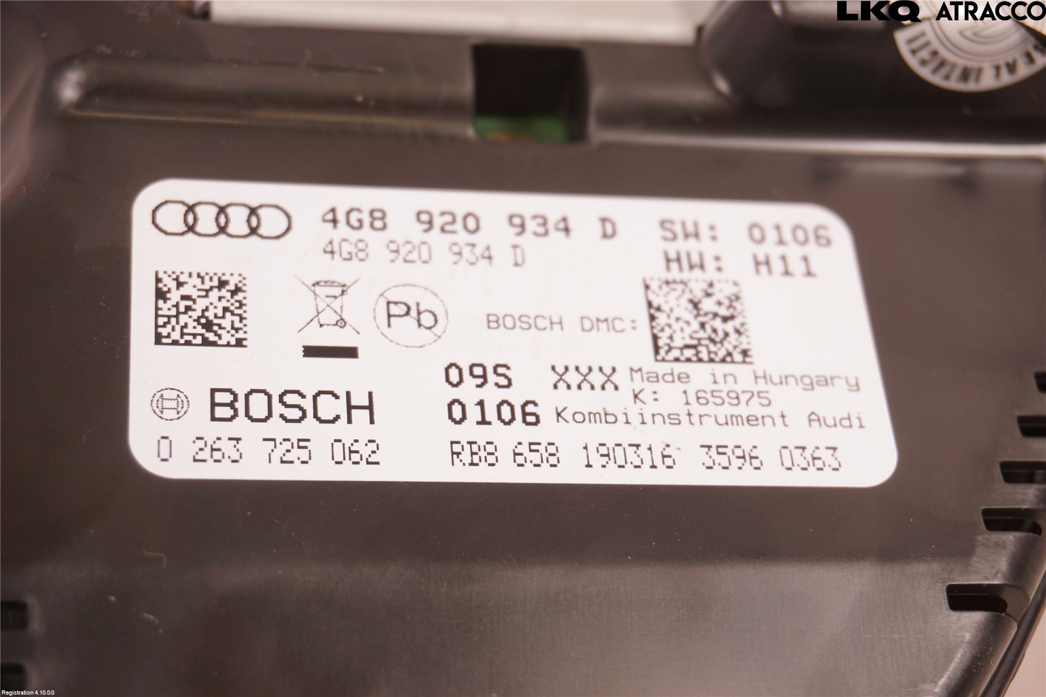 Audi A6/S6 4G 11-18 Instr Kombinert