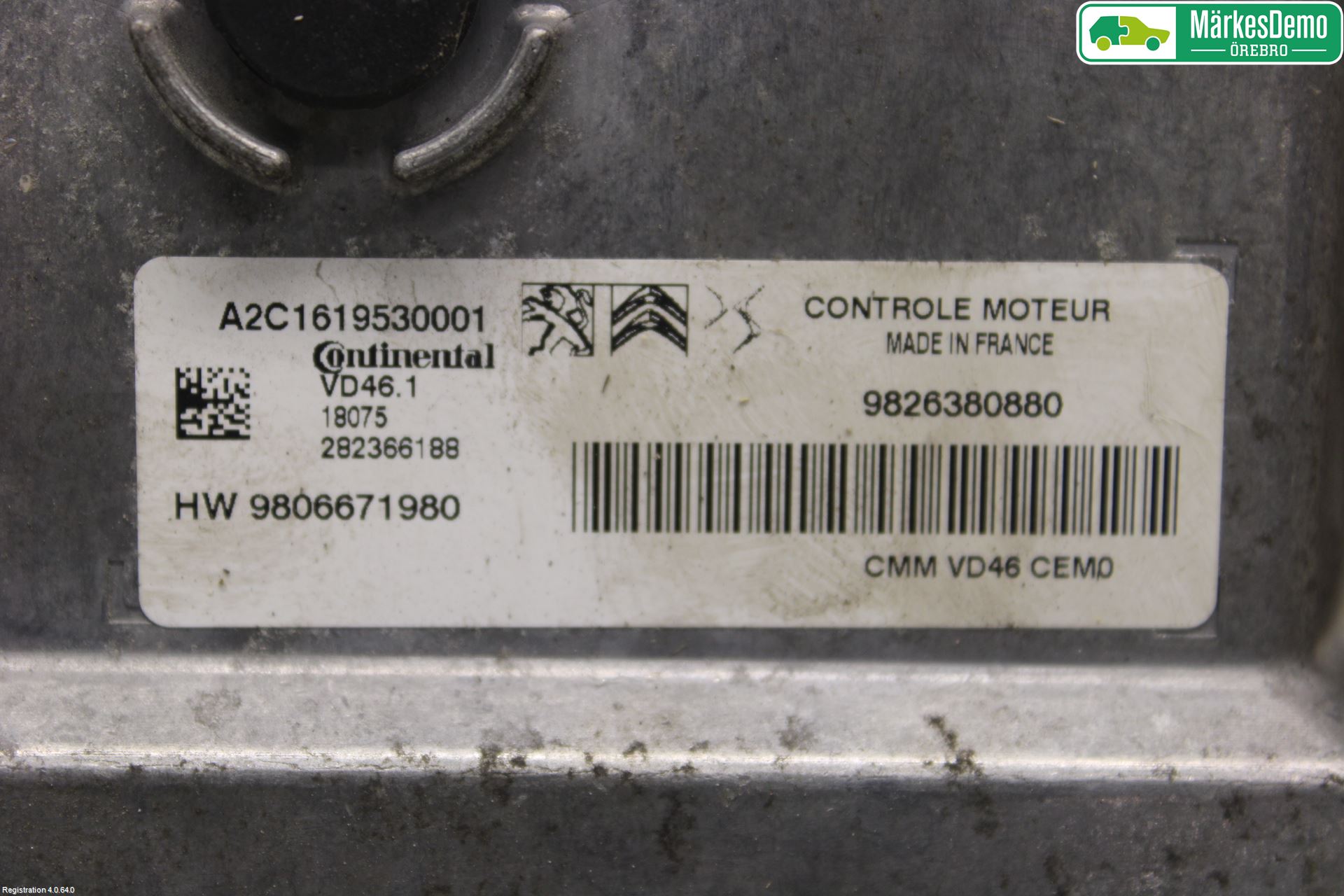 Citroen C4 GRAND PICASSO 14-18 Styreenhet Innsprøytning