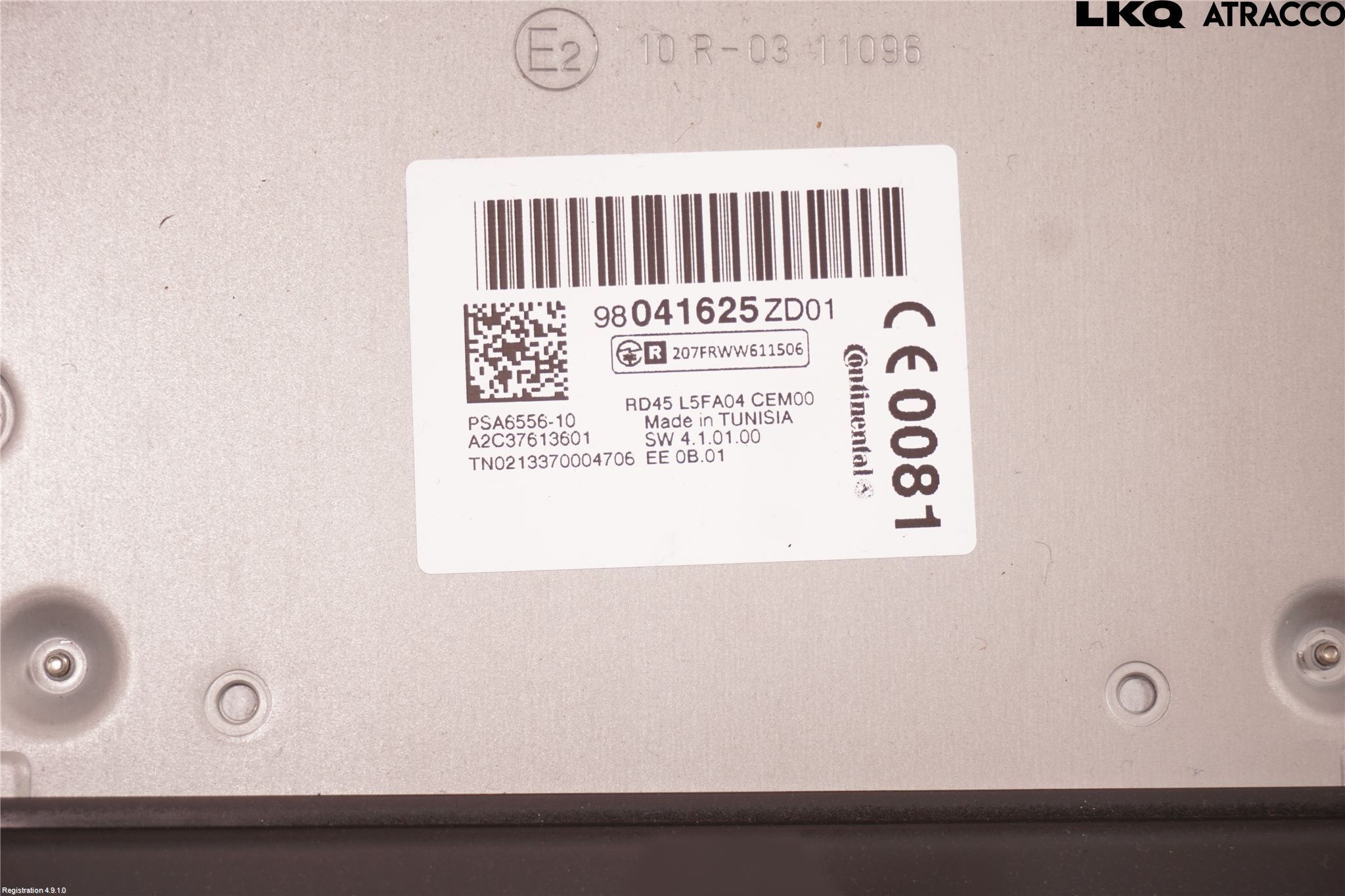 Citroen C5 08-17 Stereo Radio Med Cd