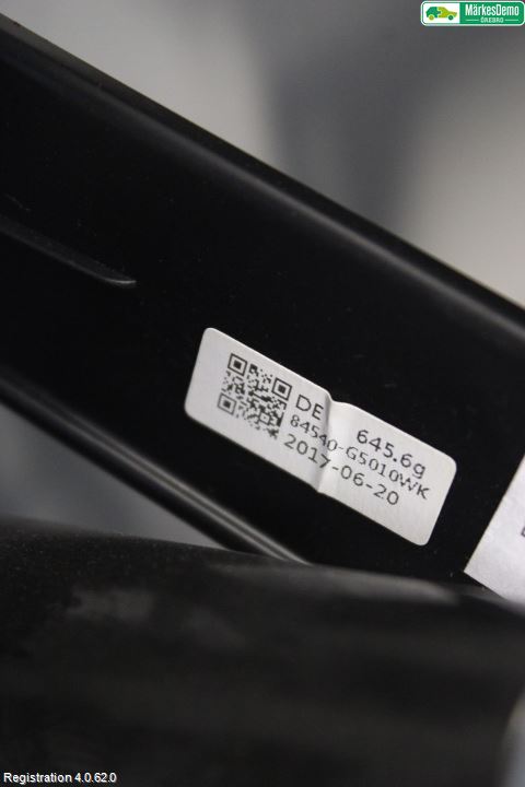 Kia NIRO (DE) 17-22 Innr Hanskerom Innsats