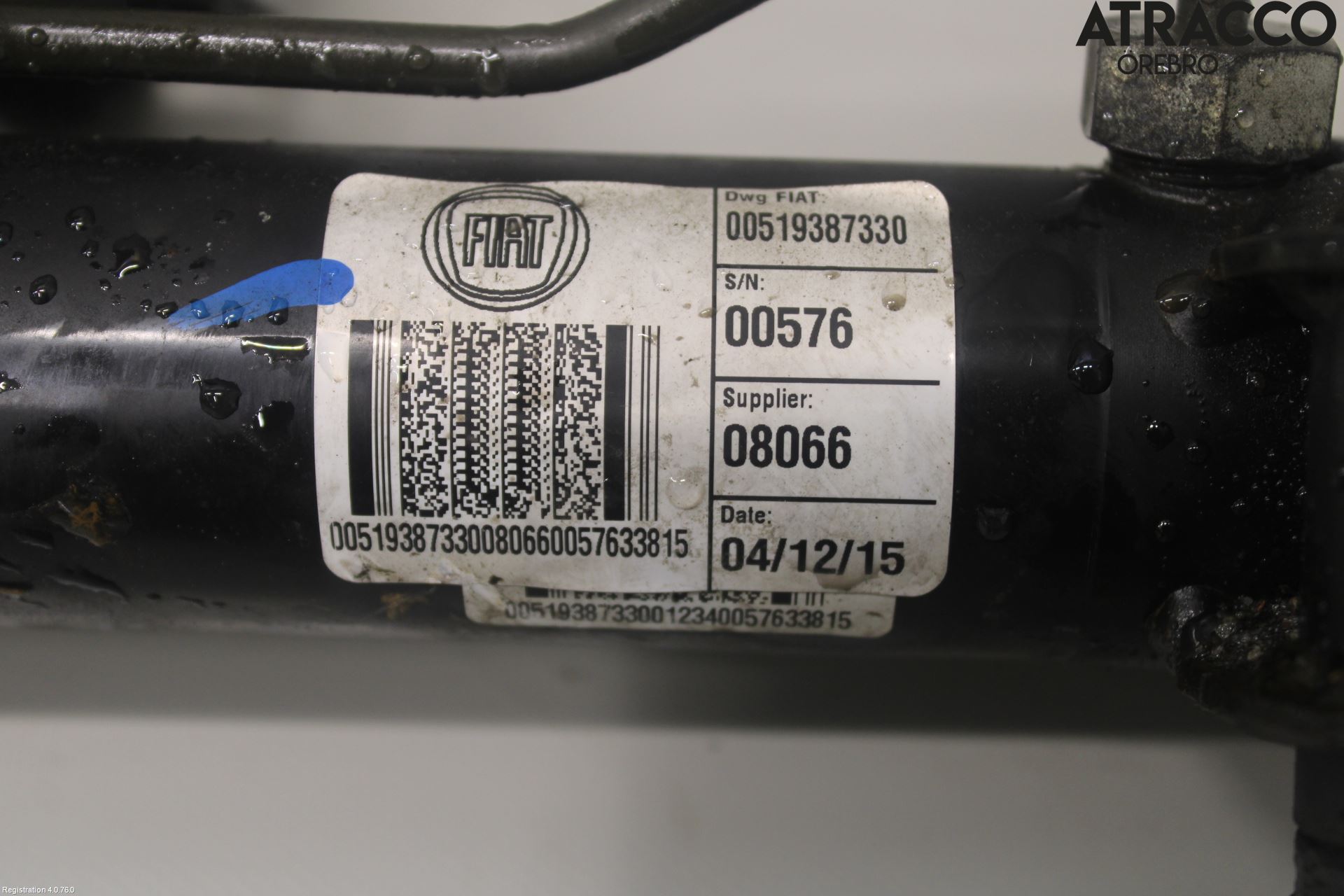 Fiat DOBLO CARGO Servo Snekke - Tannstang