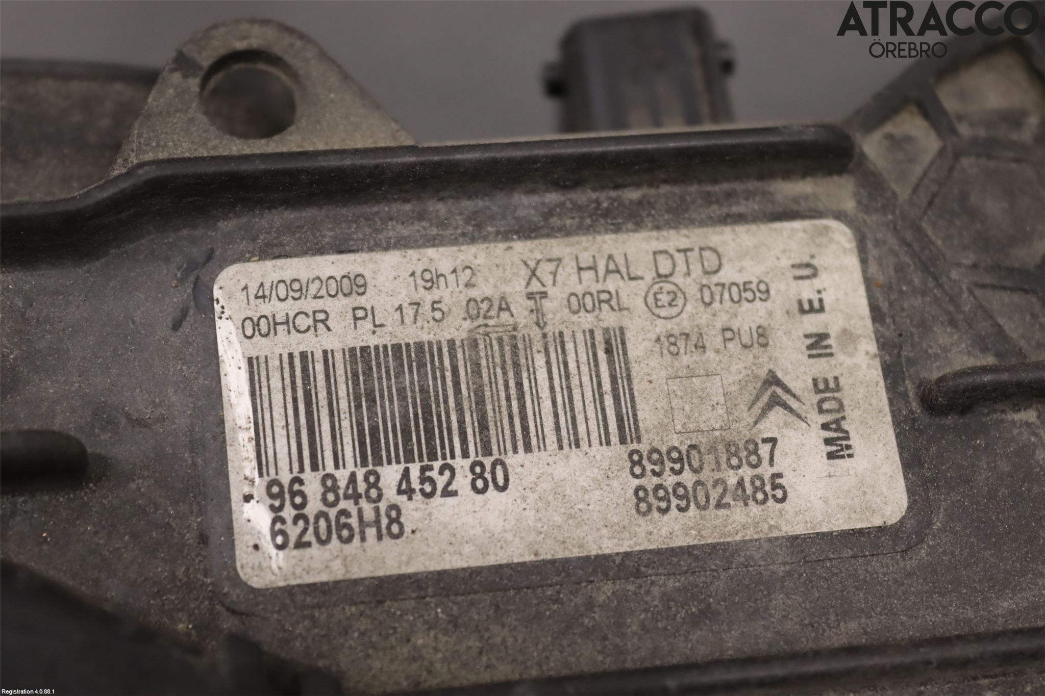 Citroen C5 08-17 Frontlykt Høyre