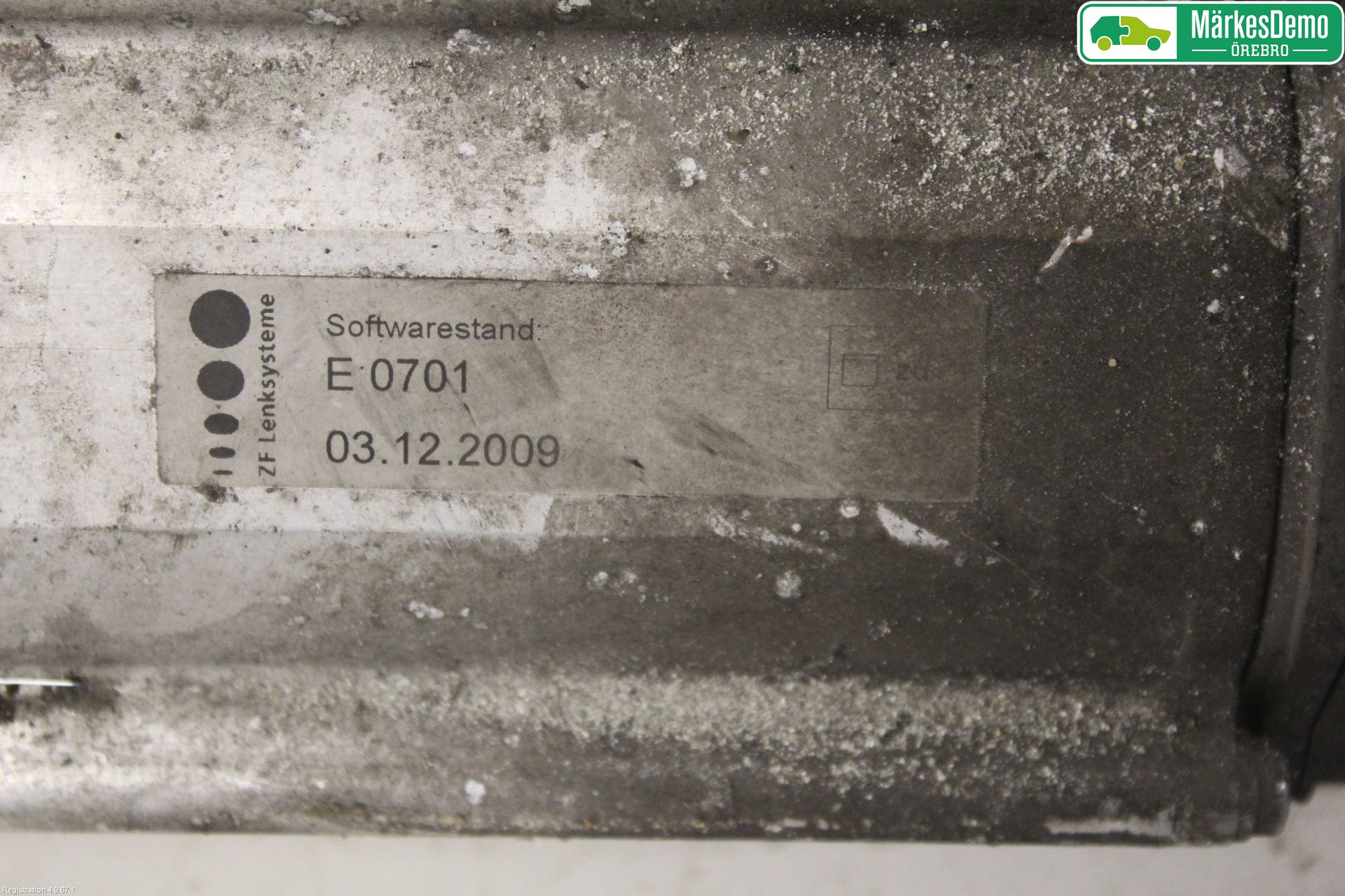 BMW X6 E71/E72   08-14 Servo Snekke - Tannstang
