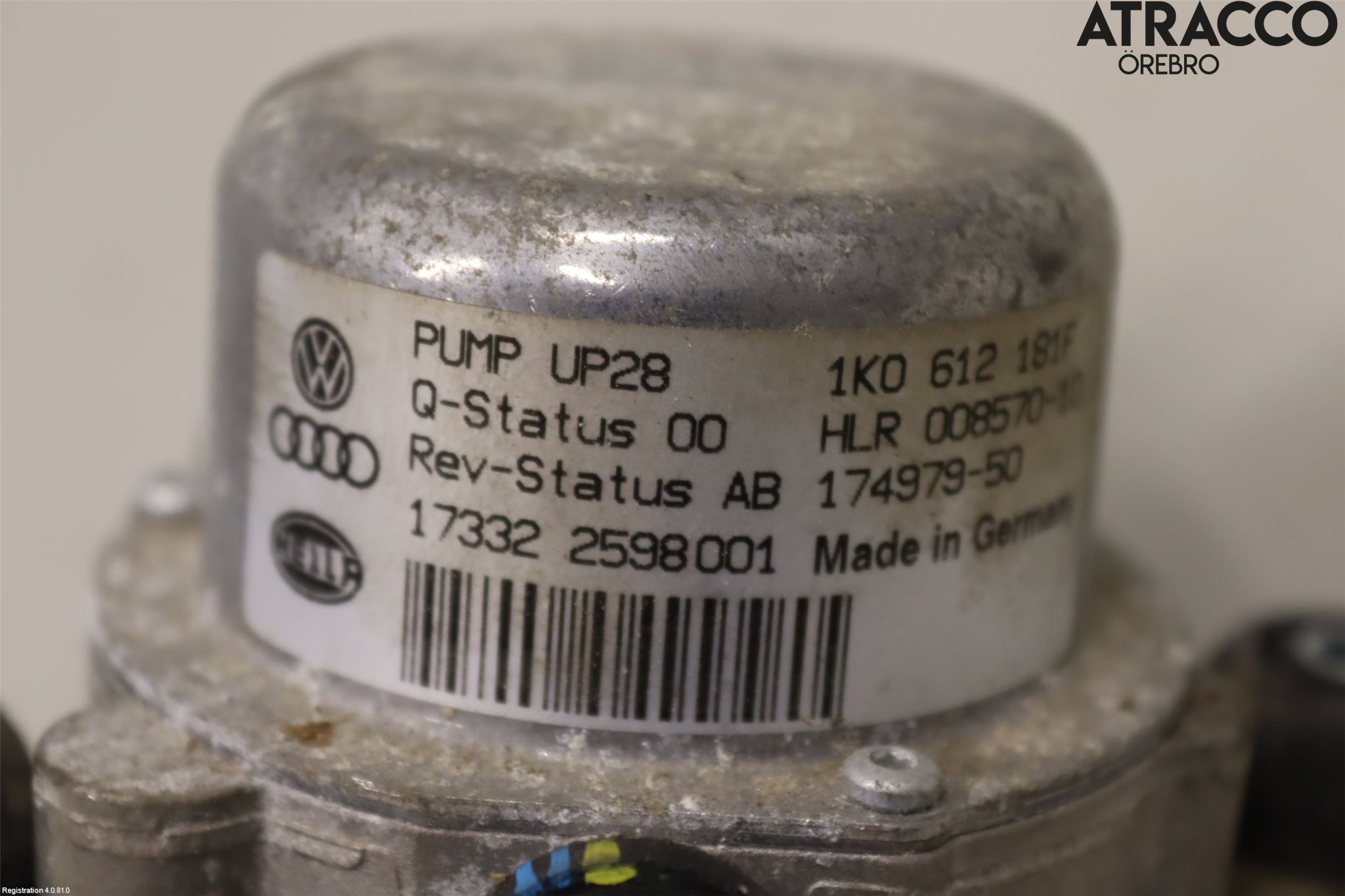 Volkswagen VW GOLF / E-GOLF VII 13-20 Vacuumpumpe