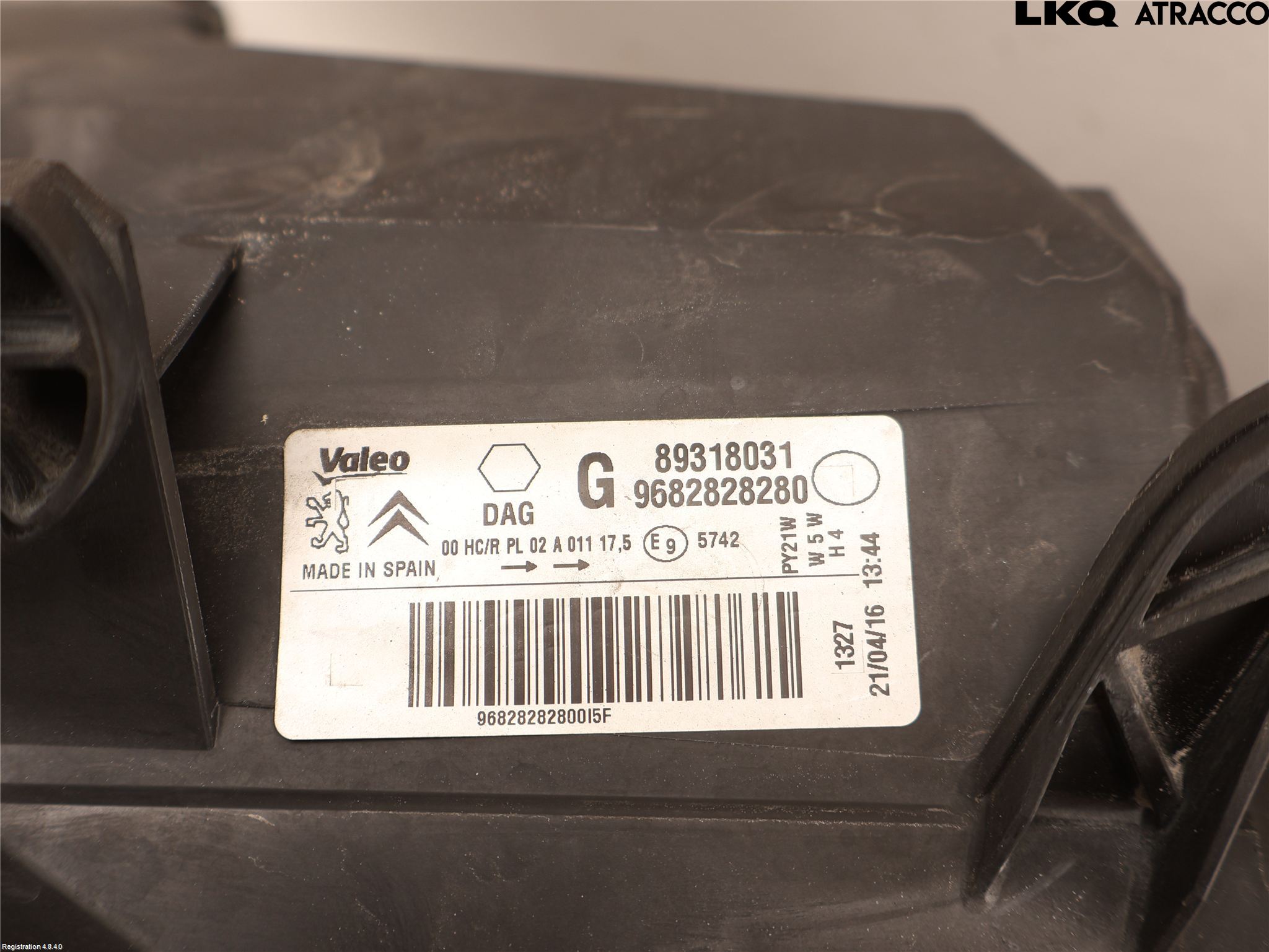 Citroen BERLINGO 08-18 Frontlykt Venstre