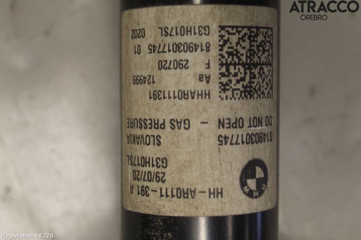 BMW 5 G30/G31/F90 17-23 Fjærbein Bak Høyre