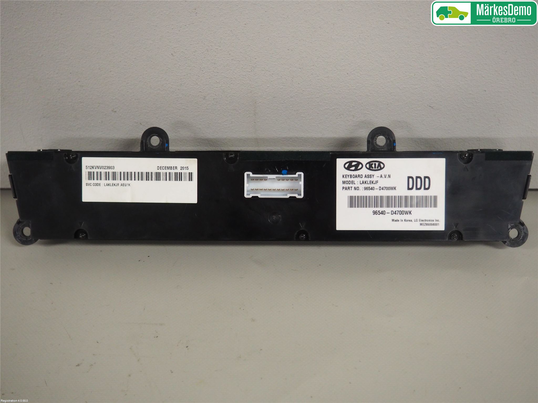 Kia OPTIMA 16-20 Stereo Radio Øvrig
