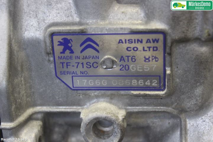 Peugeot 5008 17-24 Gearkasse Automat