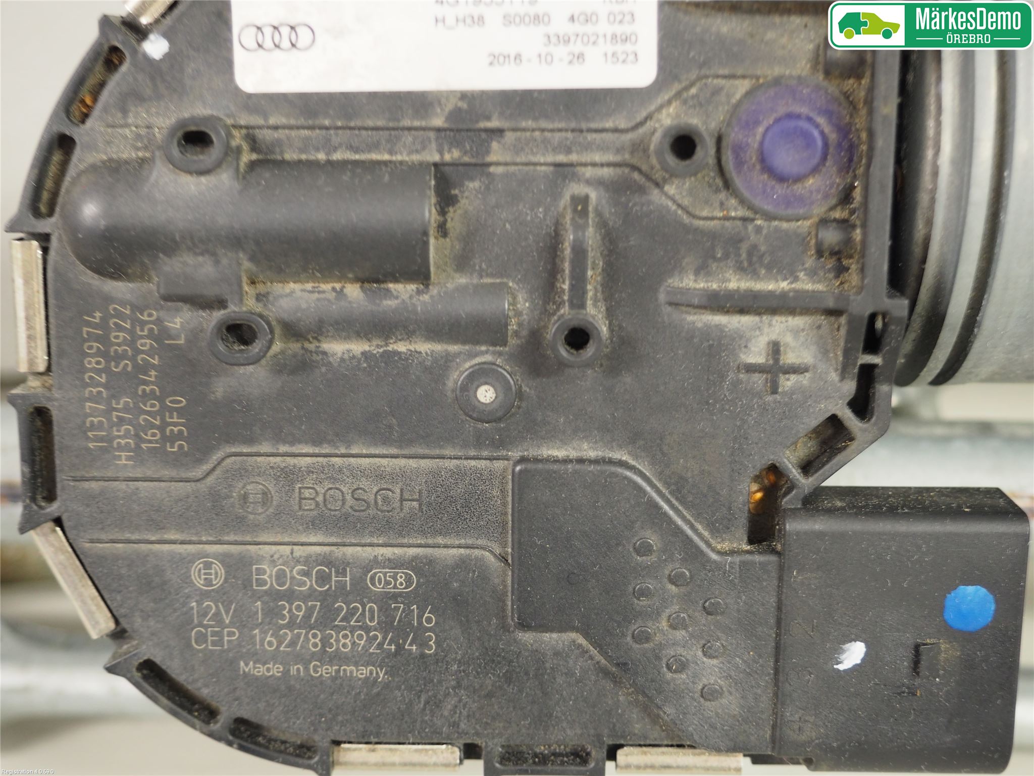 Audi A6/S6 4G 11-18 Viskermotor Frontrute