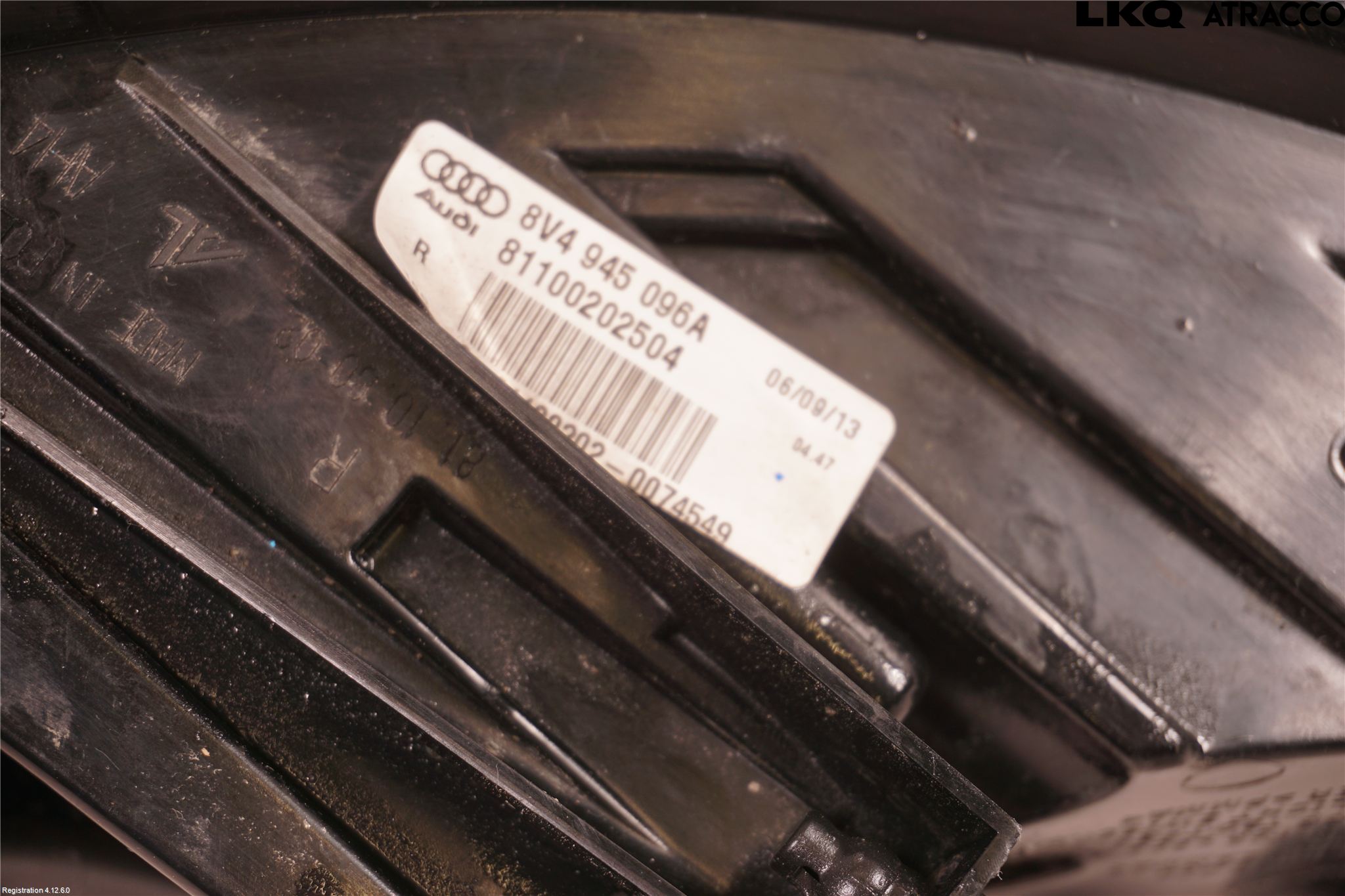 Audi A3/S3 8V 13-20 Baklykt Høyre